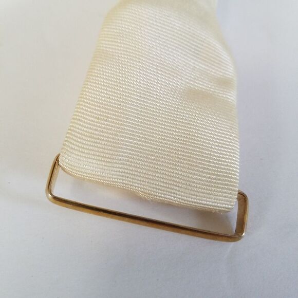 Vintage 80's Carolyn Tanner Inc Braided Pastel Beaded Faux Pearl Statement Belt - Picture 6 of 13